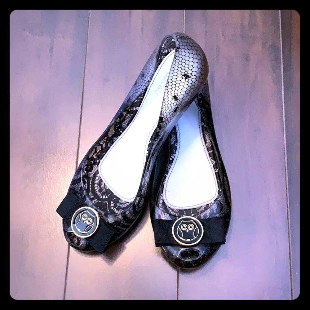 Melissa x Jason Wu Ultragirl owl peep toe flats